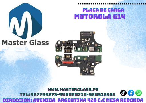 Placa de carga Motorola G14