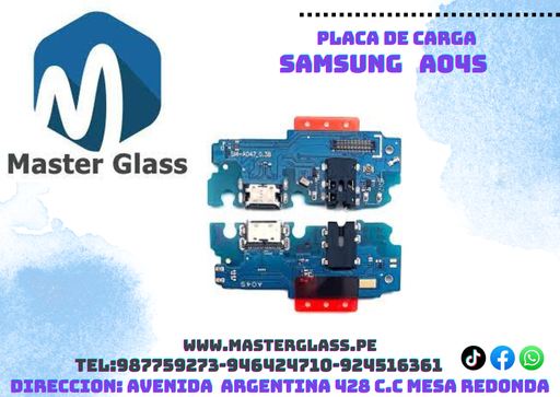 Placa de carga Samsung A04S