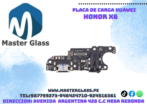 Placa de carga Huawei Honor X6 AAA