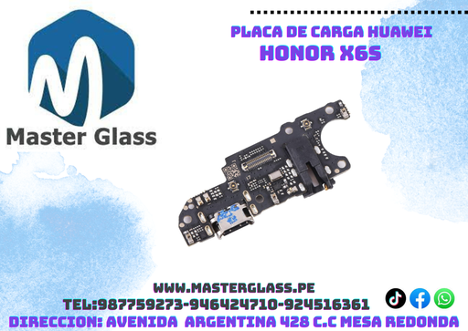 Placa de carga Huawei Honor X6S original