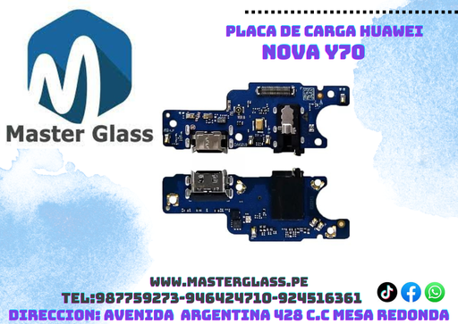 Placa de carga Huawei Nova Y70 original