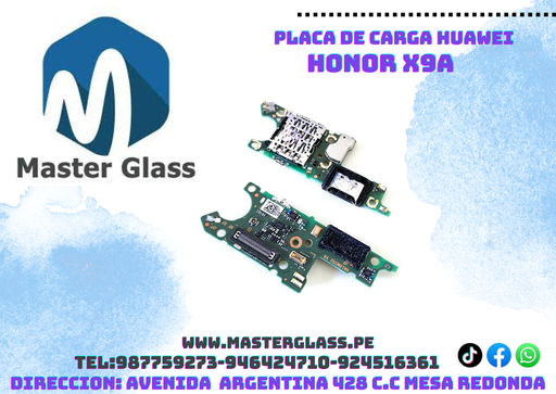 Placa de carga Huawei Honor X9A original