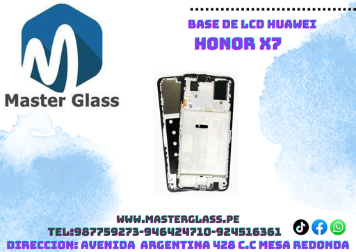 Marco Base Frame LCD Huawei Honor X7