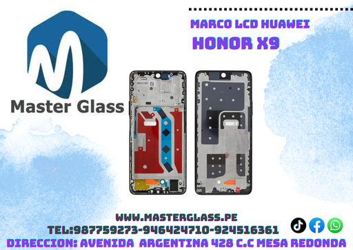 Marco Base Frame LCD Huawei Honor X9