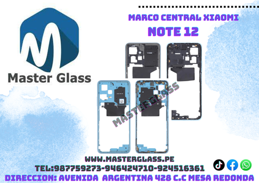 Marco Central Xiaomi Note 12