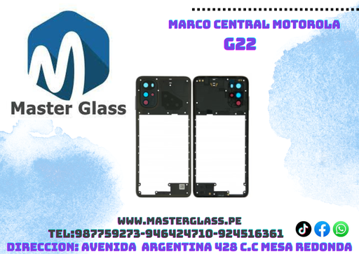 Marco Base Frame Central Motorola G22