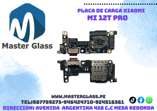 Placa de carga Xiaomi 12T Pro / Mi 12T