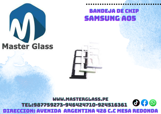 Bandeja de Sim Samsung A05