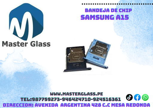 Bandeja de Sim Samsung A15