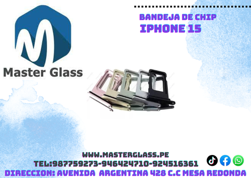 Bandeja de Sim Apple Iphone 15 / 15 Plus