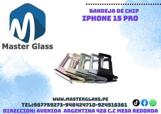 Bandeja de Sim Apple Iphone 15 Pro