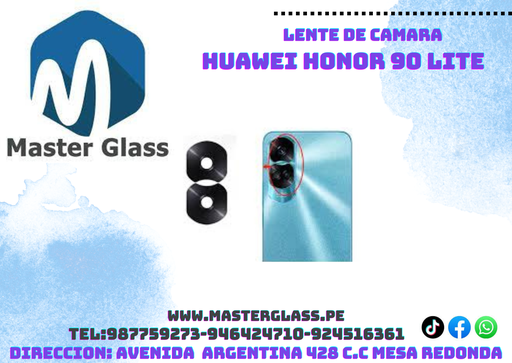 Lente de Camara Huawei Honor 90 Lite