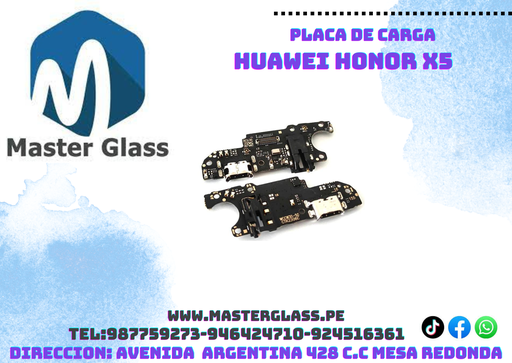 Placa de carga Huawei Honor X5