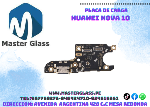 Placa de carga Huawei Nova 10