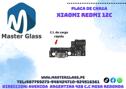 Placa de carga Xiaomi Redmi 12C
