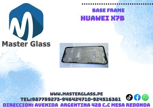 Base Frame lcd Huawei Honor X7B