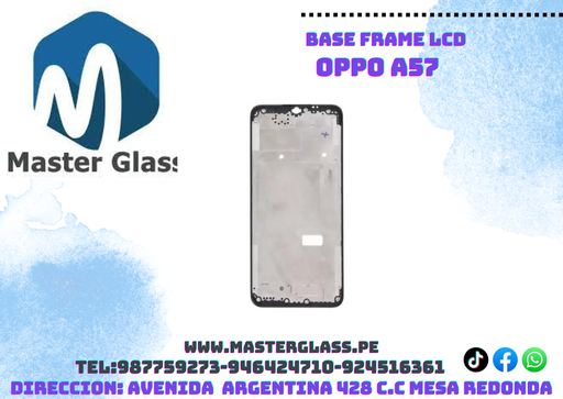 Base Frame LCD Oppo A57 (2022)