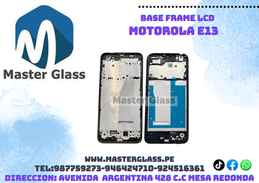 Base Frame LCD Motorola E13