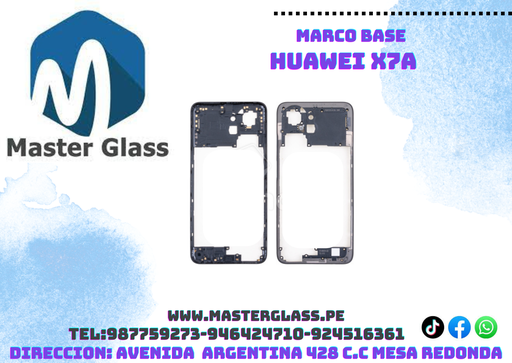 Marco Central Huawei Honor X7A
