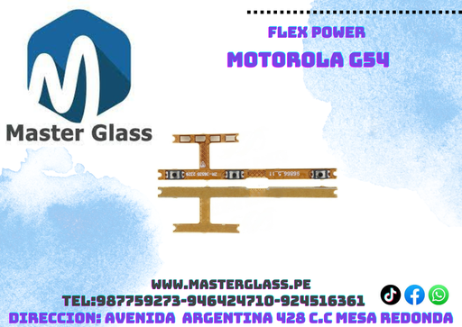 Flex de Power y volumen Motorola G54