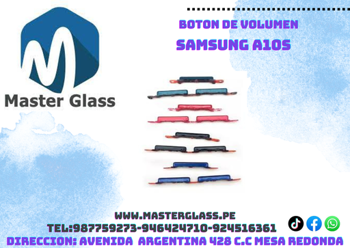 Boton de Power y Volumen Samsung A10S