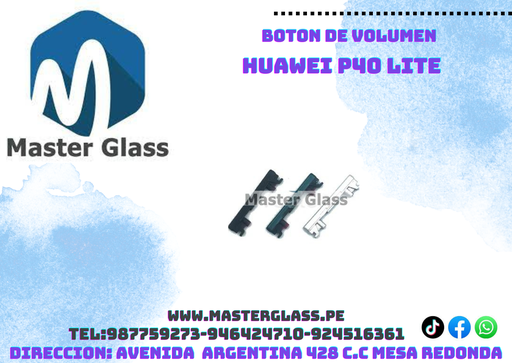Boton de Power y Volumen Huawei P40 Lite