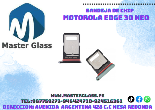 Bandeja de sim Motorola Edge 30 Neo/ Edge 50 Pro/Edge 50