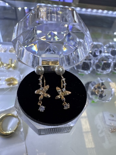 X-ARETE BAÑO EN ORO XUPING PERLA COLGANTE