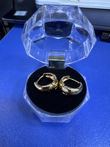 X-ARETE ACERO ANTIALERGICO ARO DORADO