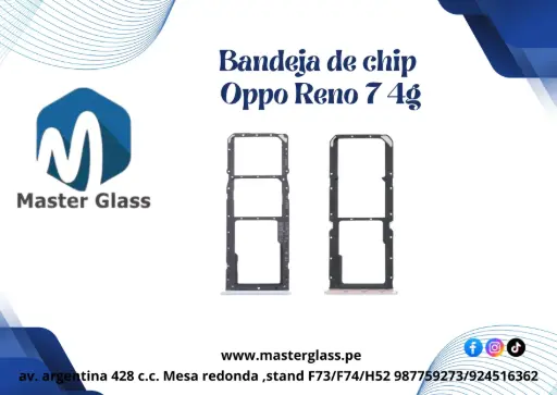 Bandeja de sim Oppo Reno 7 4G