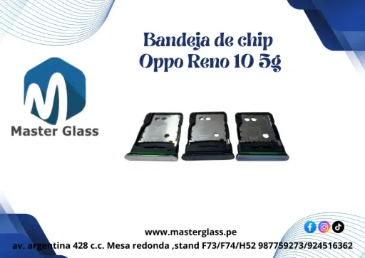 Bandeja de sim Oppo Reno 10 5G