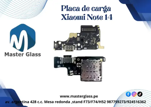 Placa de Carga Xiaomi Note 14