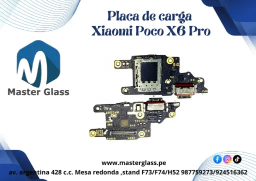 Placa de carga Xiaomi Poco X6 Pro