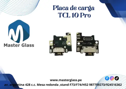 Placa de carga TCL 10 Pro