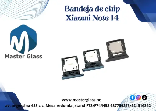 Bandeja de sim Xiaomi Note 14 4g
