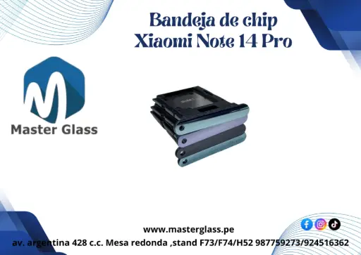 Bandeja de sim Xiaomi Note 14 Pro 4g
