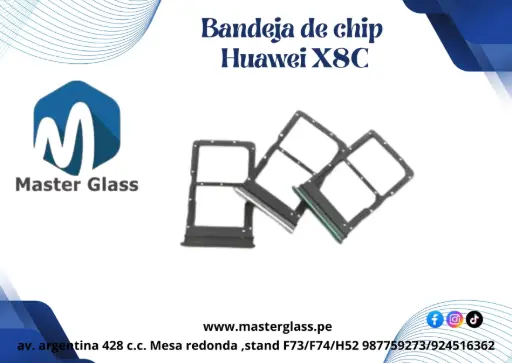 Bandeja de Sim para Huawei Honor X8C