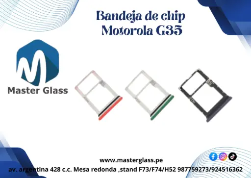 Bandeja de Sim para Motorola G35