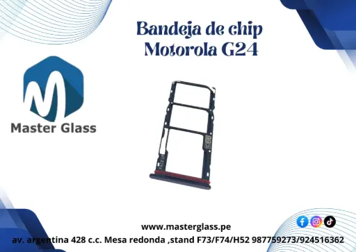 Bandeja de Sim para Motorola G24