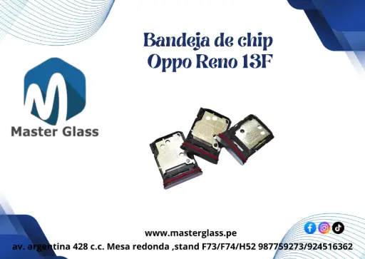 Bandeja de sim Oppo Reno 13F