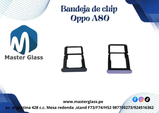 Bandeja de sim Oppo A80