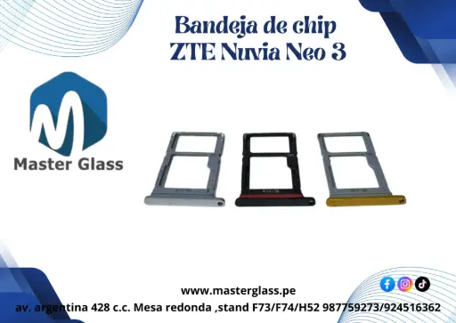 Bandeja de Sim ZTE Nuvia Neo 3