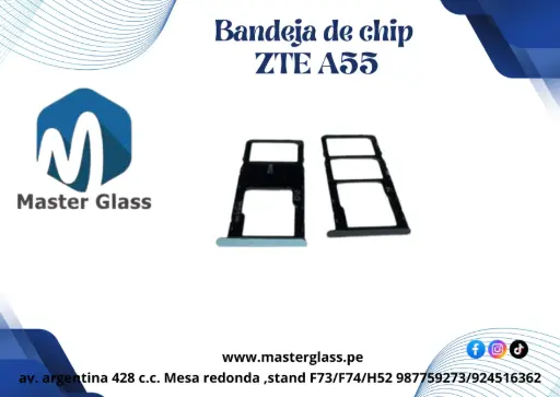 Bandeja de Sim ZTE Blade A55