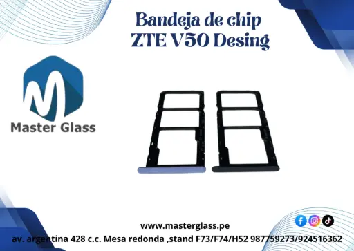 Bandeja de Sim ZTE Blade V50 Design