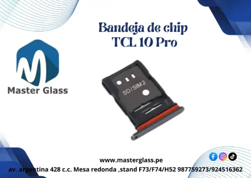 Bandeja de sim TCL 10 Pro