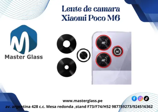 Lente de Cámara Xiaomi Poco M6