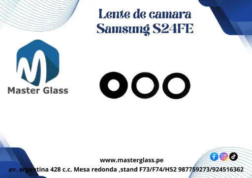 Lente de camara Samsung S24Fe