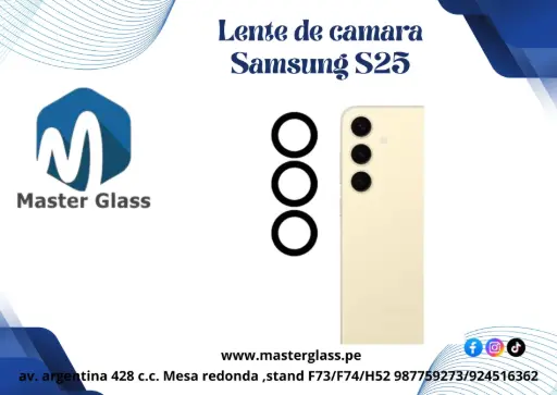 Lente de camara Samsung S25