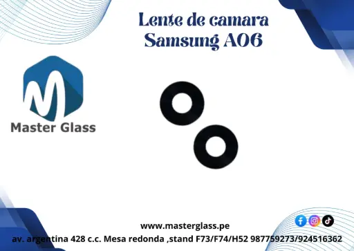 Lente de camara Samsung A06