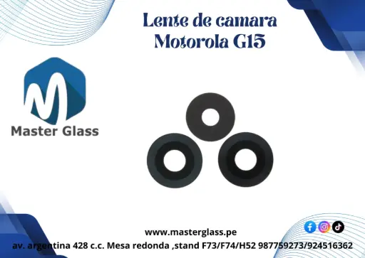 Lente de Cámara Motorola G15(huawei pura p70 ultra)(x2)